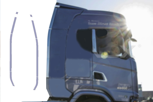 EMBELLECEDOR SPOILER LATERAL SCANIA S.R 10PZAS [018954] - 221.20 € :  SERVI-CAMIÓN: Accesorios y Repuestos para camiones